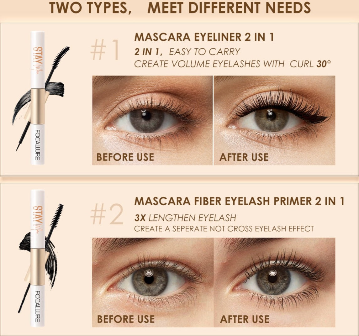 2 In 1 Black Mascara Growth Enhancer