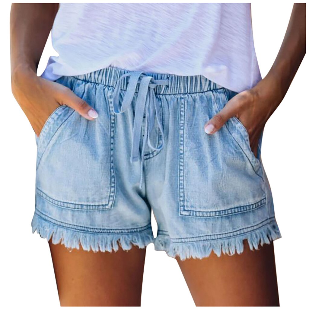 Jean Tassel Shorts