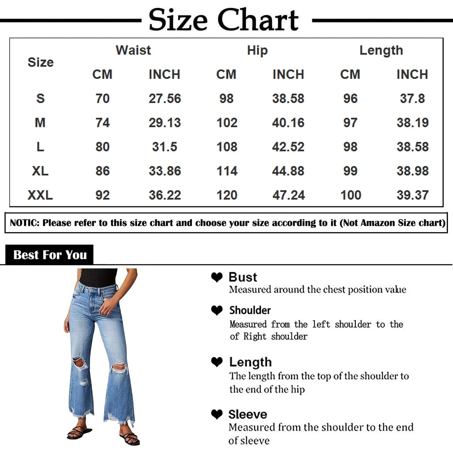 Fashion Broken Holes Jeans Tassel Bootcut Jeans Women'S Daily Casual All-Match Street Style Cropped Pants Commuter Denim Pants