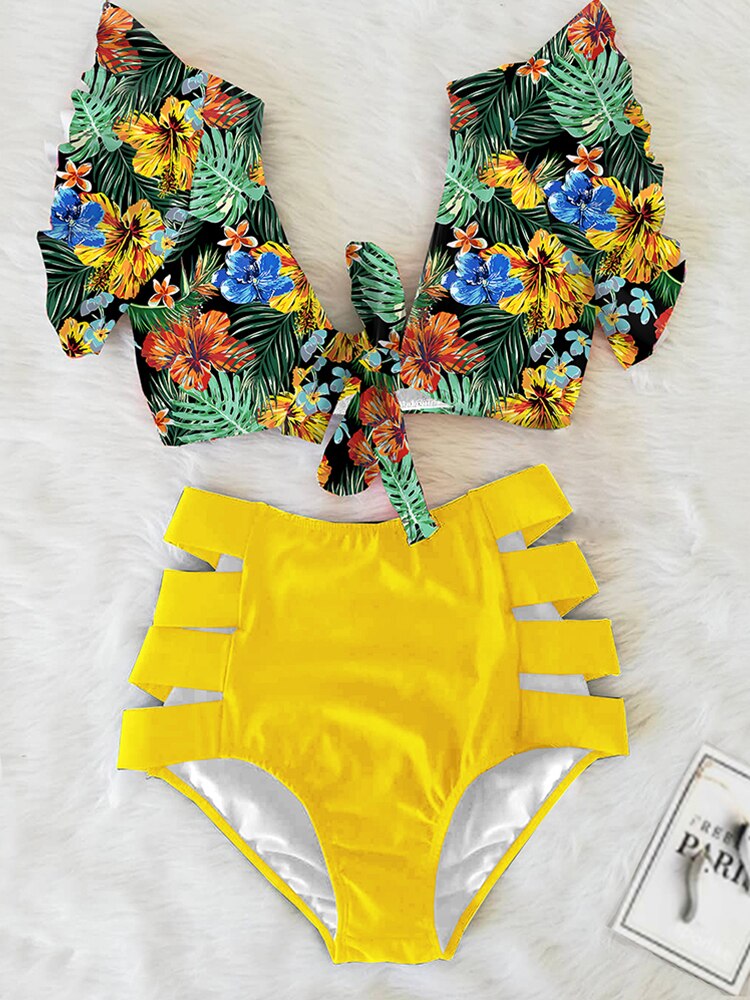 Ruffle Bikini Set