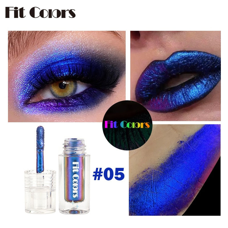 Shiny Metallic Eyeshadow & Lip Gloss