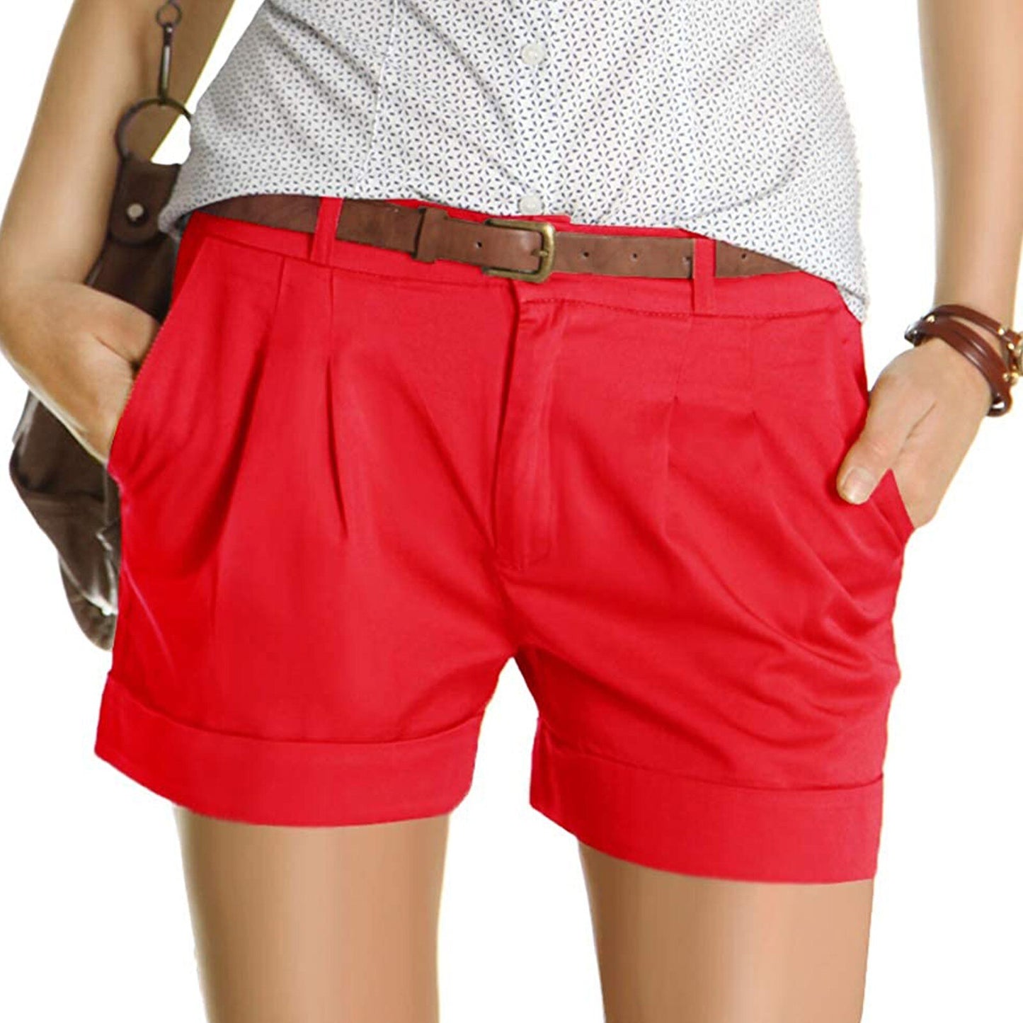 Pleated Shorts