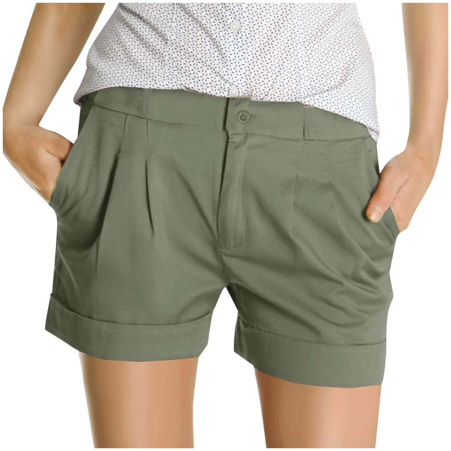 Pleated Shorts