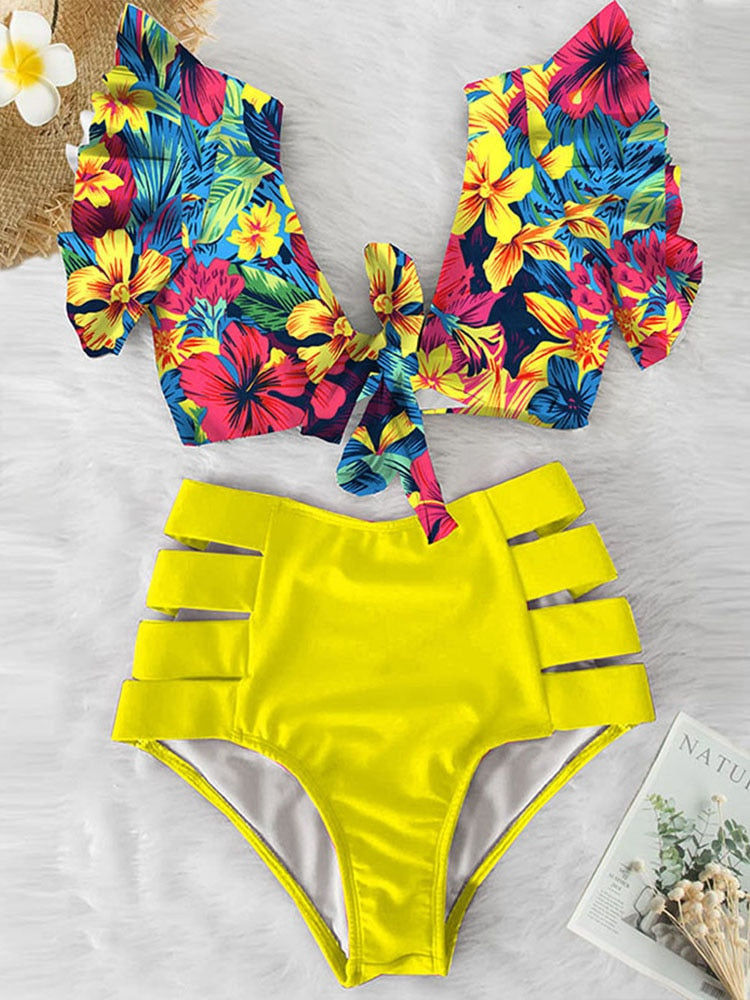 Ruffle Bikini Set