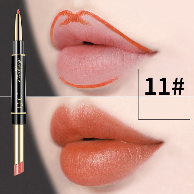 2 IN 1 Lip Liner & Lipstick Pencil