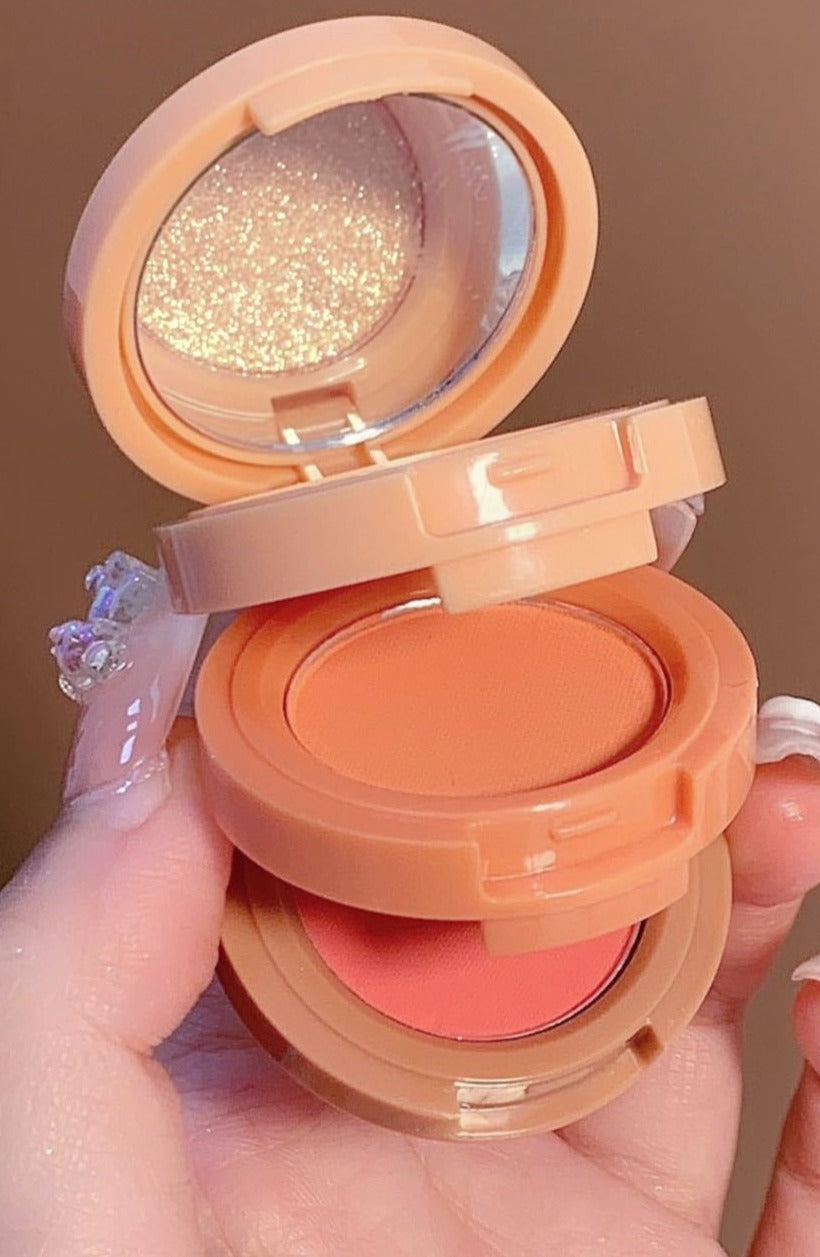 3 In 1 Matte Highlighter Blush