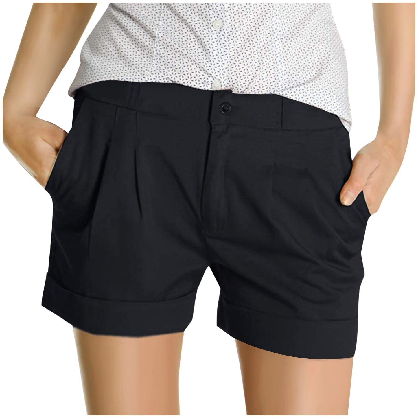 Pleated Shorts