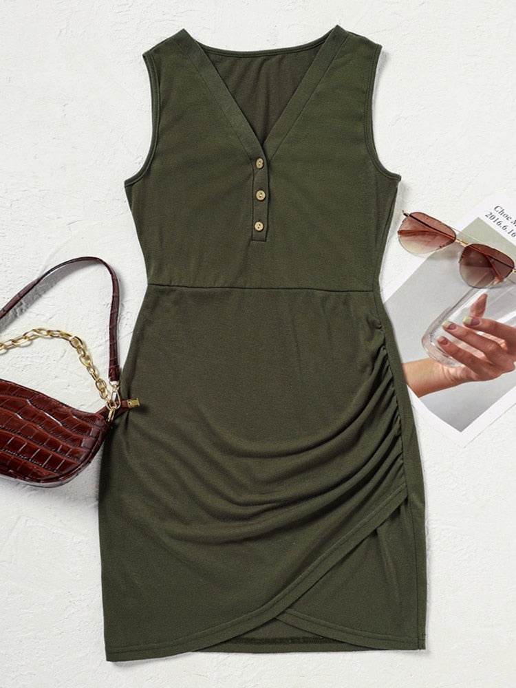 Sleeveless T Shirt Dress