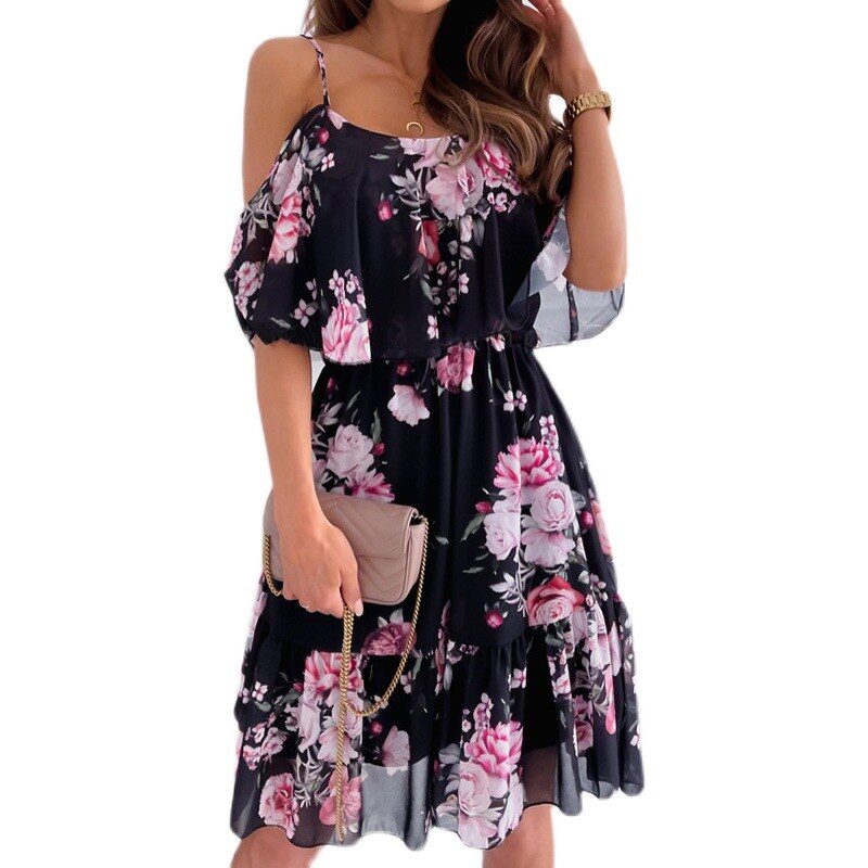 Flower Mini Dress