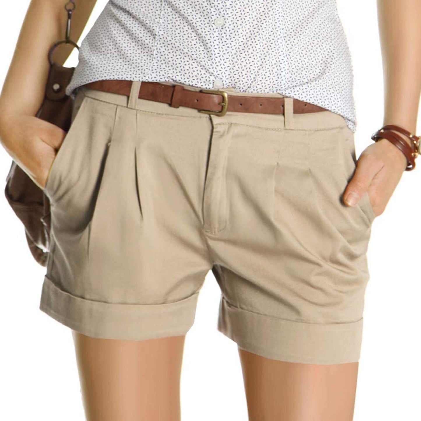 Pleated Shorts