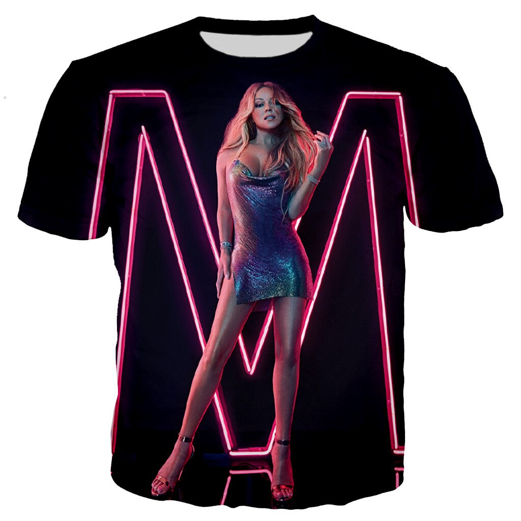 Mariah Carey Printed 3D T-shirt
