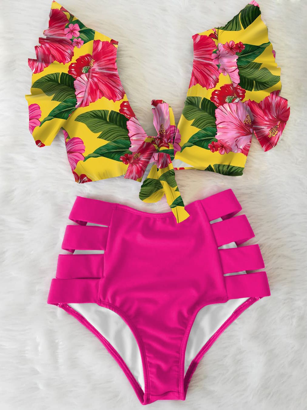 Ruffle Bikini Set