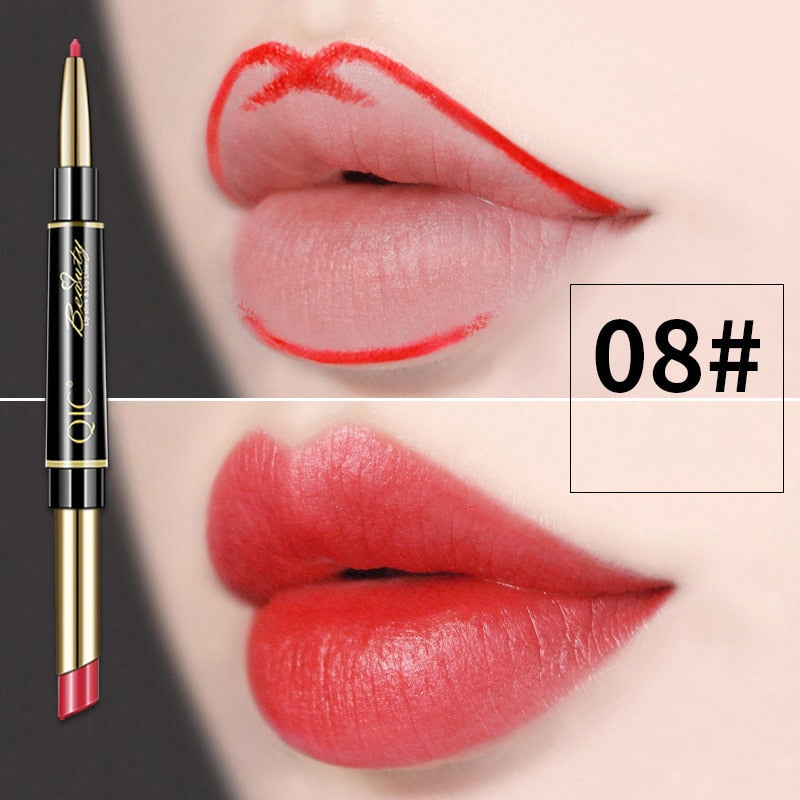 2 IN 1 Lip Liner & Lipstick Pencil