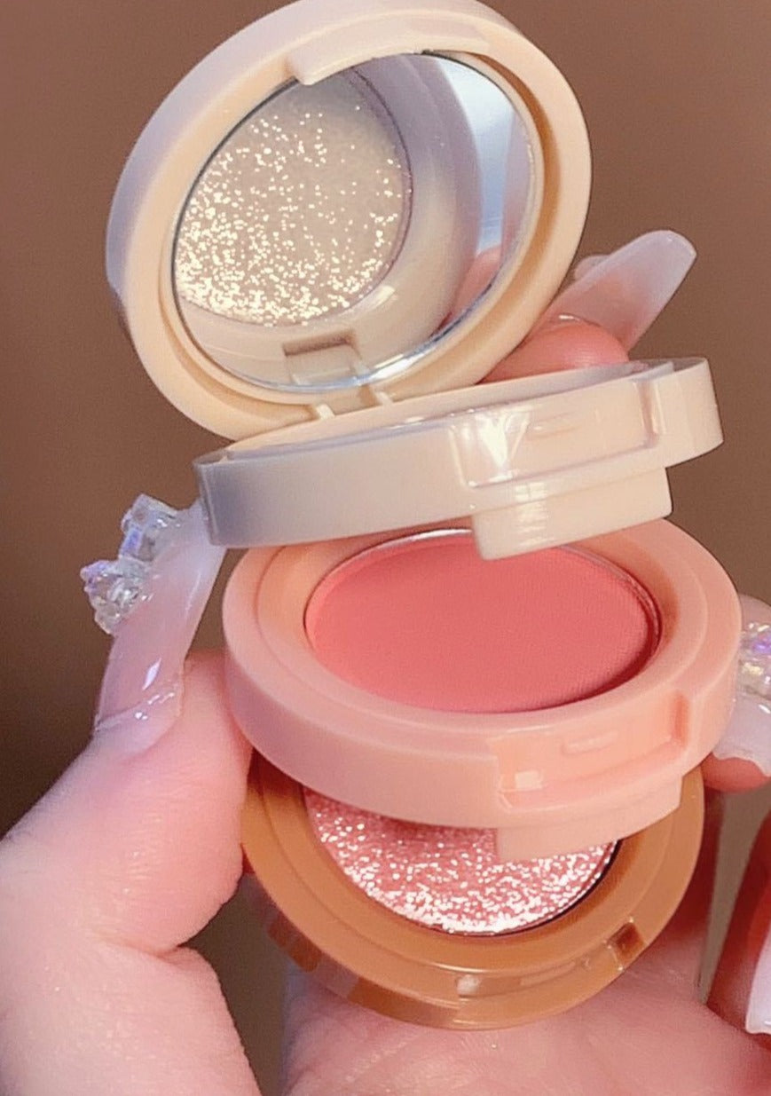 3 In 1 Matte Highlighter Blush