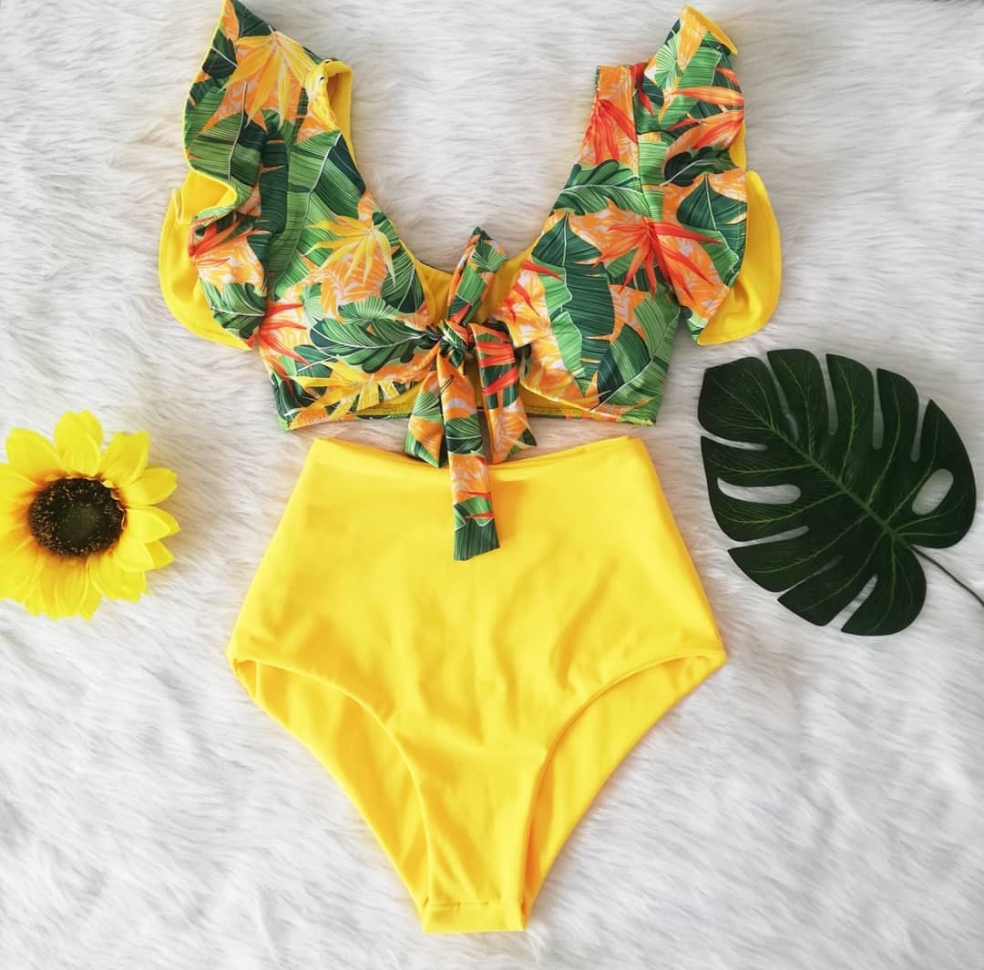 Ruffle Bikini Set