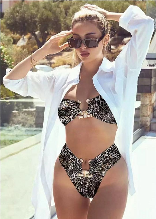 Rhinestone Brazilian Bikini