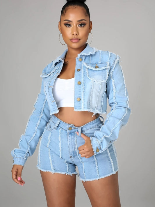 Casual Matching Jean Set