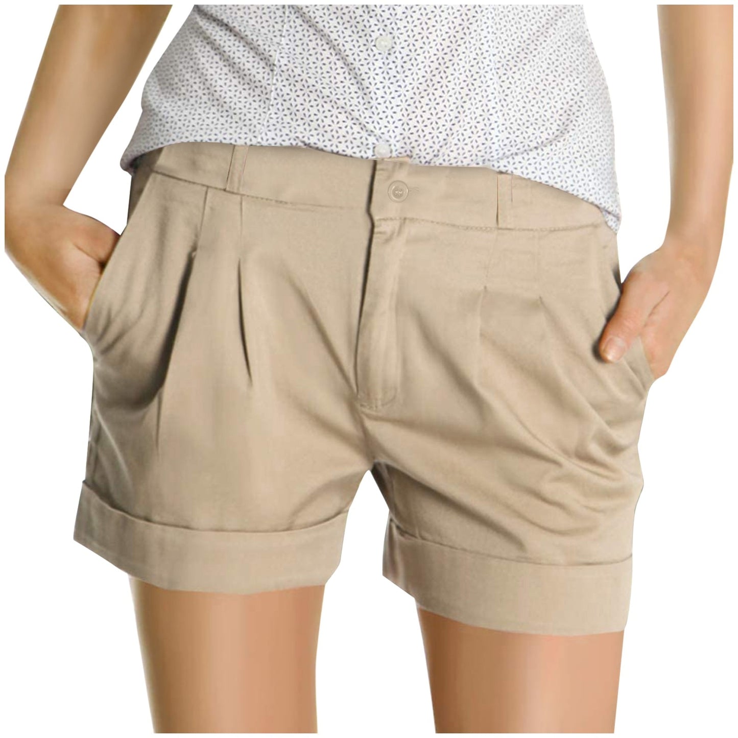 Pleated Shorts