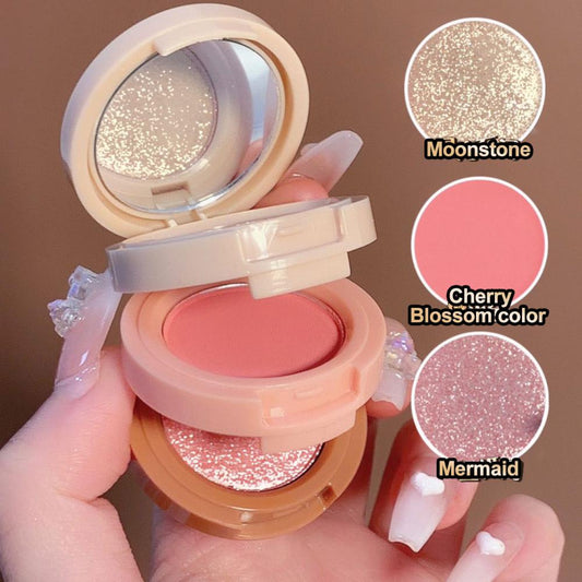 3 In 1 Matte Highlighter Blush