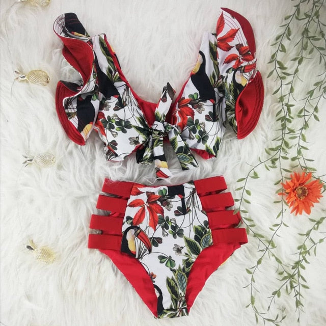 Ruffle Bikini Set